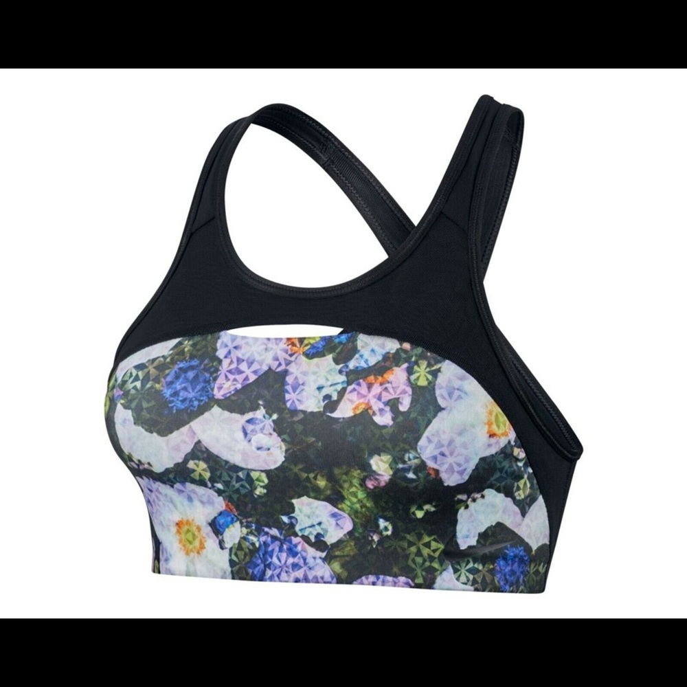 Nike Pro Classic Swoosh Modern Print sports bra size XS